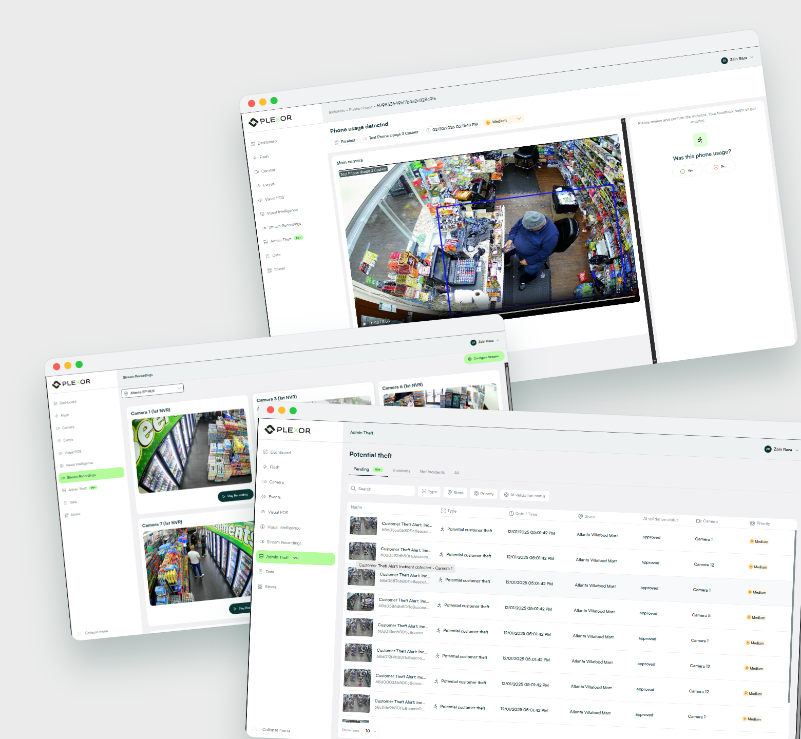 Plexor dashboards